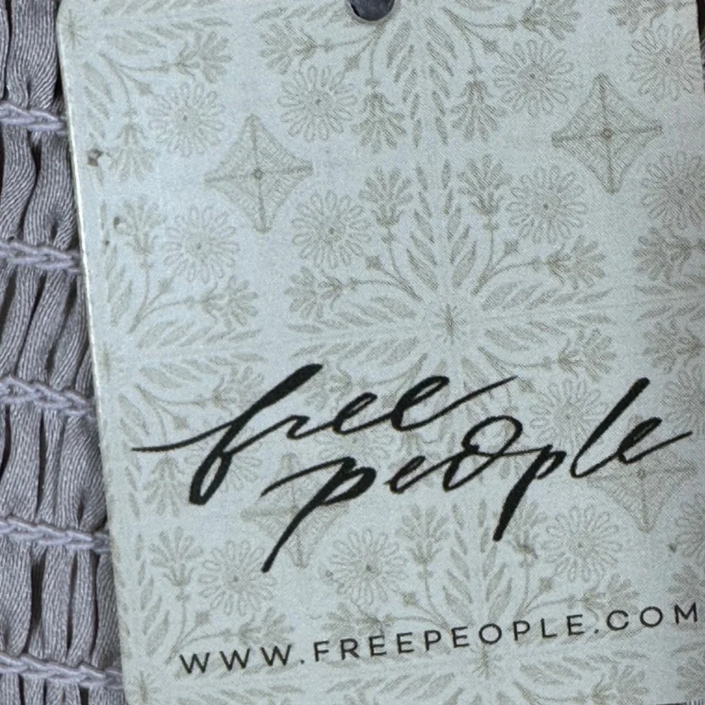 Free People Ember Glow Tube Top‎ NWT Women's Small Ivory Moon Glow Embroidered